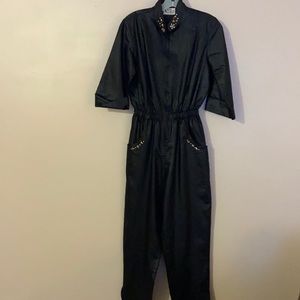 Black Cybils collection palm beach medium size jumpsuit